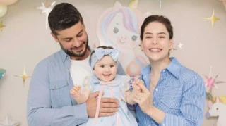 Berk Oktay ile Yıldız Çağrı Atiksoy kızlarının doğum gününü kutladı