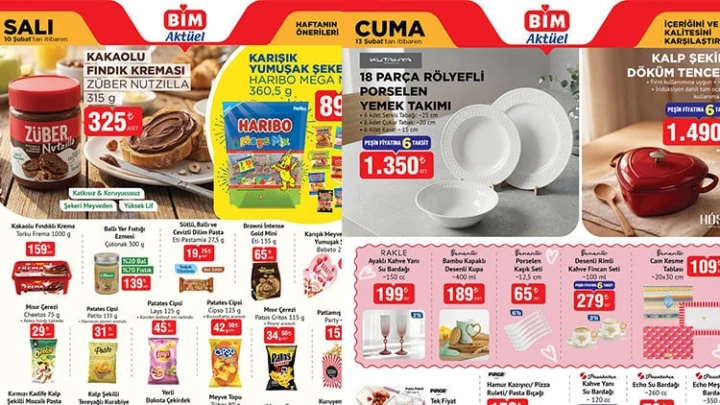 BİM Aktüel 10-13 Şubat 2026 Ürün Kataloğu ve Gelecek Hafta Fırsatları