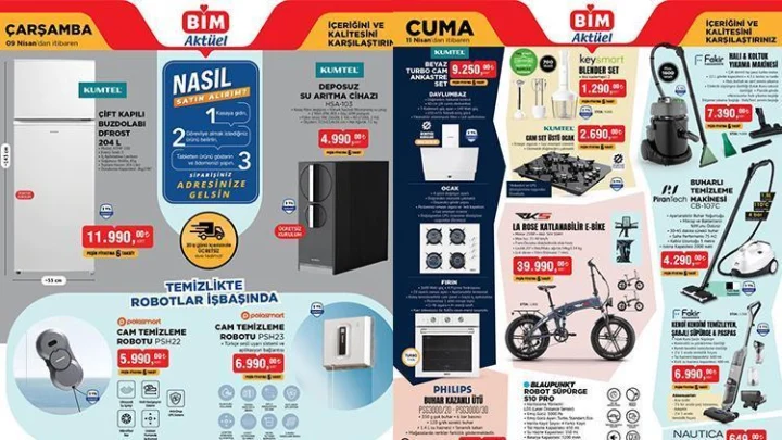 EVE TESLİM! 🔴🛒BİM AKTÜEL 2025 ÖZEL KATALOĞU: 8-9-11 NİSAN İNDİRİMLERİ VE YENİ ÜRÜNLER || Bu Hafta BİM’e Hangi Ürünler Geliyor? Cam Temizleme Robotu ve Vitroseramik Ocak!