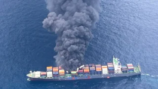 Explosion and Fire on Singapore-Flagged Container Ship off Kerala Coast