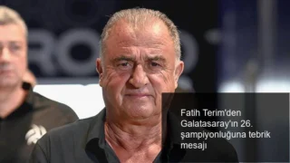 Fatih Terim’den Galatasaray’ın 26. şampiyonluğuna tebrik mesajı