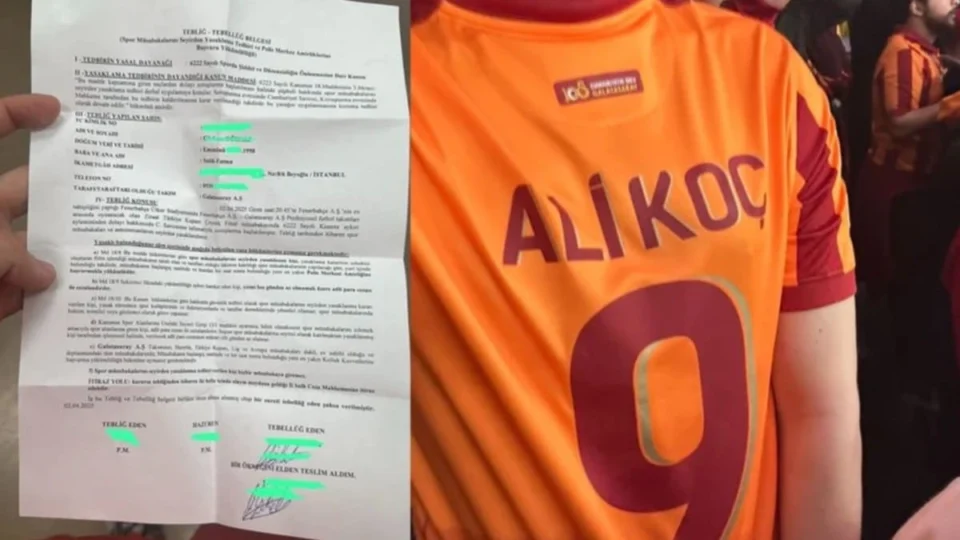 Fenerbahçe-Galatasaray Derbisinde Olay: Ali Koç Forması Sebebiyle Stat Dışı