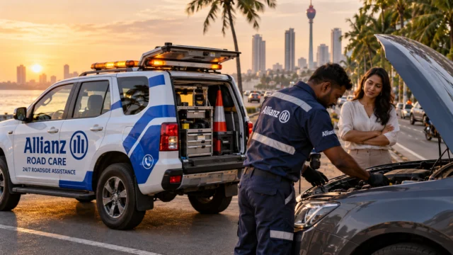 Allianz Lanka Road Care yol yardım haberi