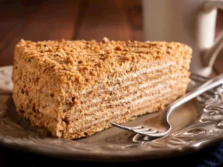 Honey Russian Cake (Medovik) Recipe