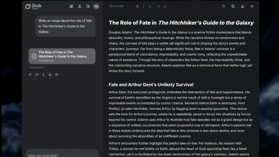 Introducing Grok Studio: xAI’s Innovative Creation Tool