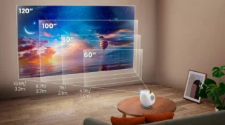 Introducing the BenQ GV50: A Portable Laser Projector with Premium Features
