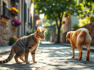 Kediler köpeklere neden saldırır?