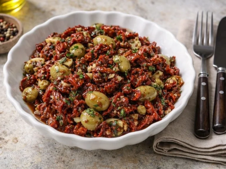 Kuru Domates Salatası Tarifi ve Malzemeleri