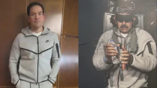 Marco Rubio Addresses Social Media Debate Over Grey Nike Tracksuit During China Visit