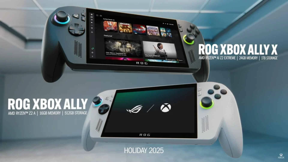 Microsoft and Asus Collaborate on New ROG Xbox Ally Handheld Consoles