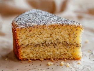Milk Sorbet Poppy Seed Cake Recipe