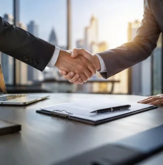 Generali ile Cajamar arasındaki stratejik yatırım anlaşmasını temsil eden profesyonel iş ortaklığı görseli