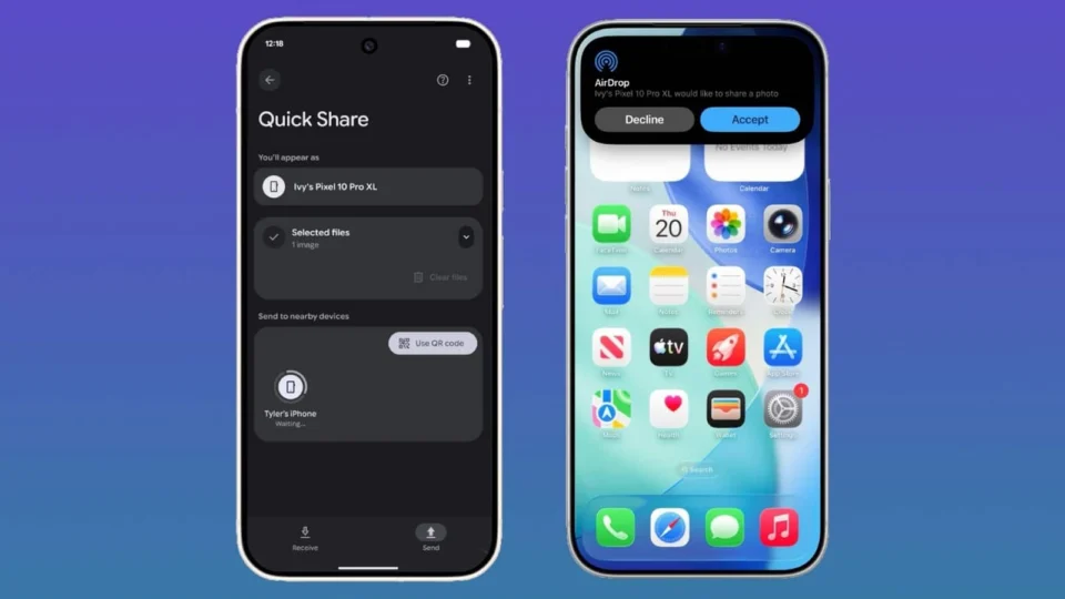 Pixel 10 ile AirDrop Dosya Paylaşımı Dönemi Başlıyor: Android ve iPhone Arasında Yeni Köprü