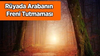 Rüyada Arabanın Freninin Tutmaması Ne Anlama Gelir?