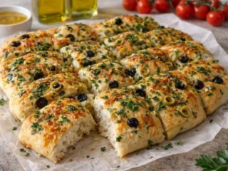 Sarımsaklı Zeytinli Ekmek Tarifi ve Malzemeleri