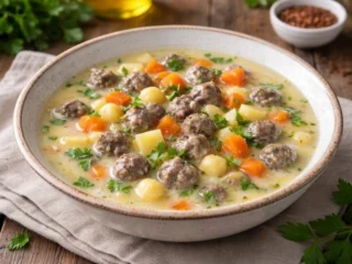 Terbiyeli Köfte Çorbası Tarifi ve Malzemeleri