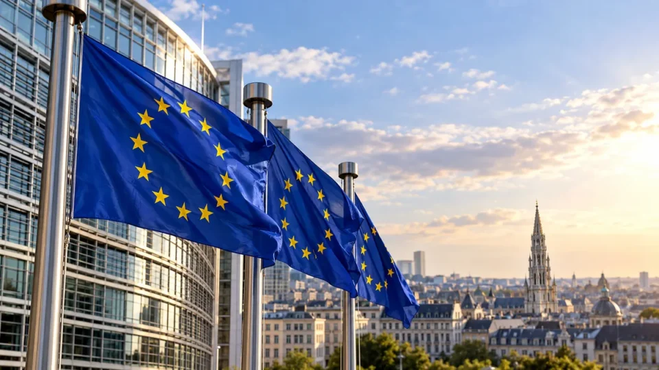 Verlingue'nun Corpad Employee Benefits satın almasını ve Avrupa'daki çalışan yan hakları büyümesini temsil eden kurumsal Avrupa görseli