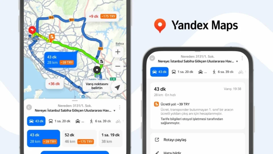 Yandex Maps Introduces Toll Road Cost Feature
