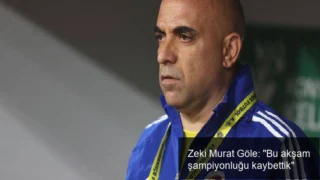 Zeki Murat Göle: “Bu akşam şampiyonluğu kaybettik”
